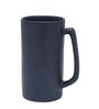 Black Oblong 500ml Black Ceramic Beer Mug