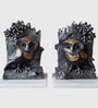 Black Owl Showpiece with Marble Base set of 2