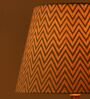 Ebony Chevrons 30cm Straight Empire Paper  Lampshade (Black)