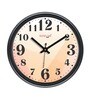 Black Plastic 12-Inch Curve Bold Numeric (Quartz Movement) Wall Clock