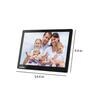 Black Plastic 15 Inch Digital HDMI Photo Frame
