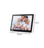 Black Plastic 15 Inch Digital Photo Frame