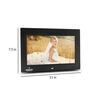 Black Plastic 8 Inch Digital Photo Frame