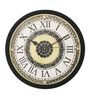 Black Plastic Analog Designer Wall Clock