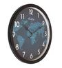 Black Plastic Analog Designer Wall Clock