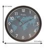 Black Plastic Analog Designer Wall Clock