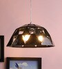 Trista Black Plastic Hanging Light