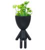 Black Plastic Desk Pot