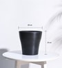 Black Plastic Tivoli Large Desk Pot