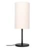 Nigella Off White Cotton Shade Table Lamp With Metal Base
