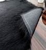 Black Shaggy Polyester 5 ft x 7 ft Shaggy Carpet