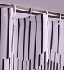 Black Shower Polyester 6 Ft Blackout Eyelet Shower Curtain