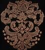 Black Traditional Polyester Blend 16 x 16 Inch Cushion Cover