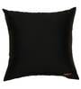 Black Traditional Polyester Blend 16 x 16 Inch Cushion Cover