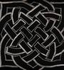 Black Traditional Polyester Blend 16 x 16 Inches Cushion Cover