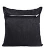 Black Polyester Geometric 40x40 inches Cushion Covers Set of 5