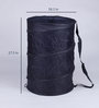 20 Ltr Polyester Laundry Basket In Black