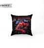 Black Polyester Marvel 16x16 inches Reversible Kids Cushion (1 Pc)