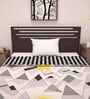 Black Polyester Patterned 120 GSM Single Bed Dohar