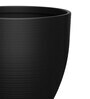 Iraka Medium Black Polymer Floor Planter