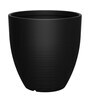 Iraka Medium Black Polymer Floor Planter