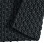 Black Polypropylene 16X24 Inches Anti-Skid Bath Mat