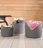 Black Polypropylene 52 Ltr (3Pcs) Storage Basket