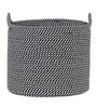 Black Polypropylene 52 Ltr (3Pcs) Storage Basket