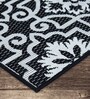 Black Persian Polypropylene 8 ft x 10 ft Machine Made Carpet