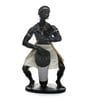 Black Polyresin Human Figurine