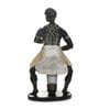 Black Polyresin Human Figurine