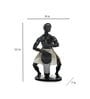 Black Polyresin Human Figurine