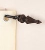 Black Powder Coated Iron Curtain Rod (48 to 88 Inches) With Bracket