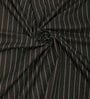 Black Premium Jute Geometric 8ft Light Filtering Eyelet Long Door Curtain