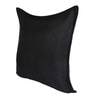 Black Solid Jute 24 x 24 Inches Cushion Covers (Set of 2)