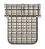 Black Printed 180 TC Pure Cotton King Sized Bedsheet with 2 Pillow Covers