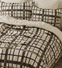 Black Printed 180 TC Pure Cotton King Sized Bedsheet with 2 Pillow Covers