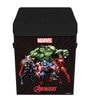 Black Avengers Non Woven Foldable 60 Litre Laundry Basket