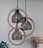 Ember Black PVC Cluster Hanging Light