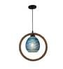 Fondi Black PVC Hanging Light