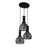 Walton Black PVC Cluster Hanging Light