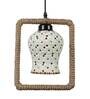 Erina Black PVC Hanging Light