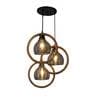 Ember Black PVC Cluster Hanging Light