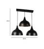 Adaly Black PVC Cluster Hanging Light