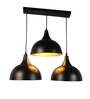 Adaly Black PVC Cluster Hanging Light