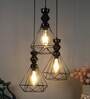 Isola Black PVC Cluster Hanging Light