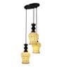 Sanna Black PVC Cluster Hanging Light