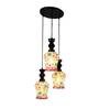 Titan Black PVC Cluster Hanging Light