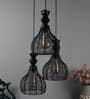 Walton Black PVC Cluster Hanging Light