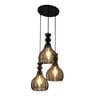Walton Black PVC Cluster Hanging Light